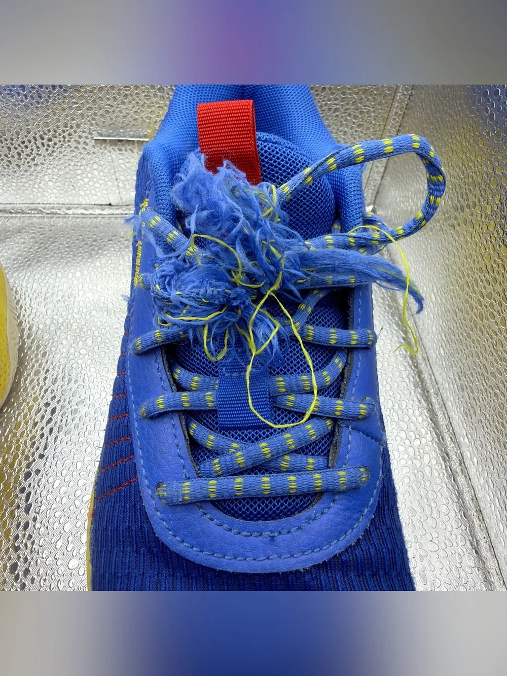 Under Armour Curry 3Z7 Blue Yellow White Basketball Shoes